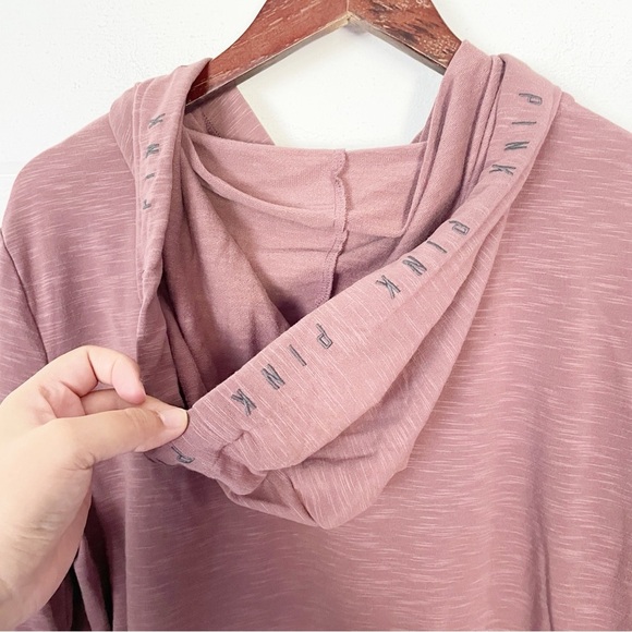 PINK Victoria’s Secret Colorblock Hoodie and Joggers Set Tracksuit Size Large - Picture 12 of 13